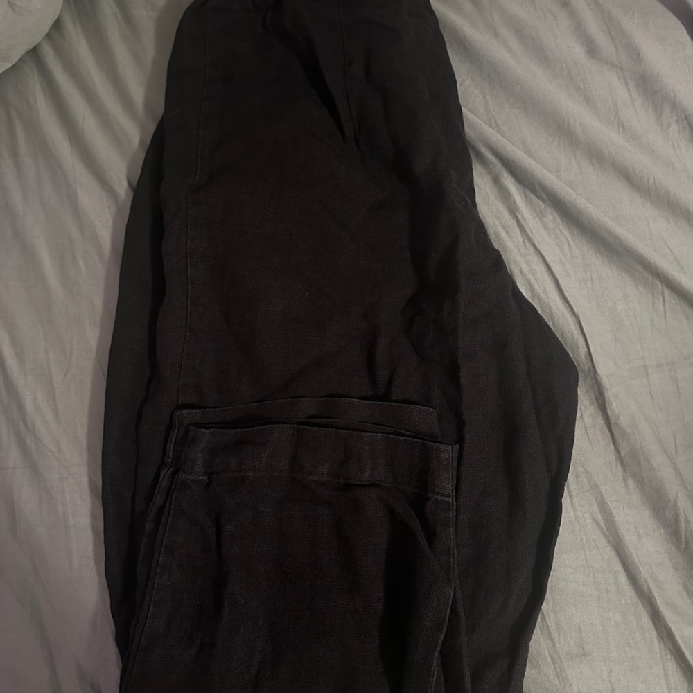 Elizabeth Suzann Black Wide-Leg Pants